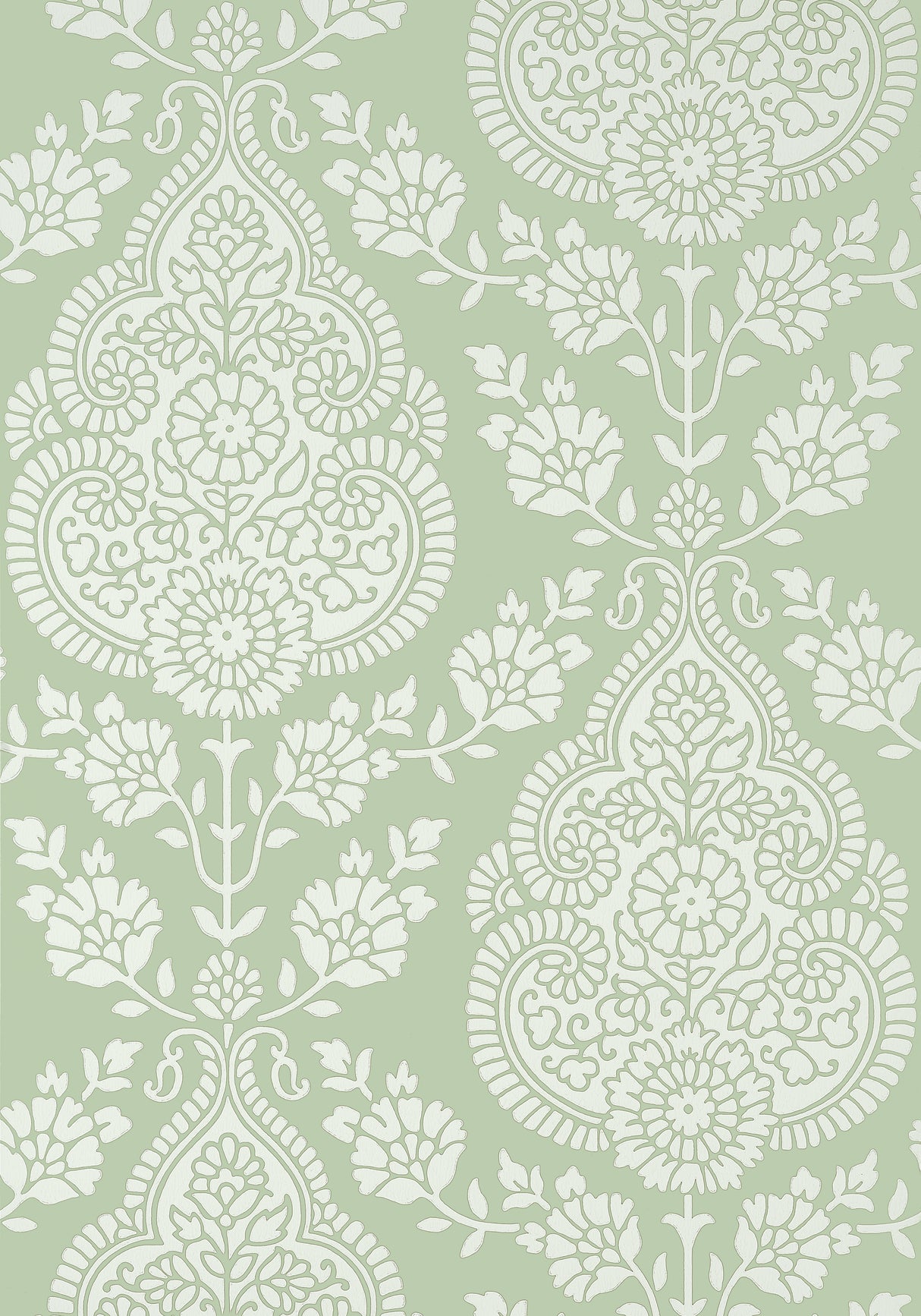 Anna French AT57867 BALMUCCIA DAMASK Soft Green Wallpaper