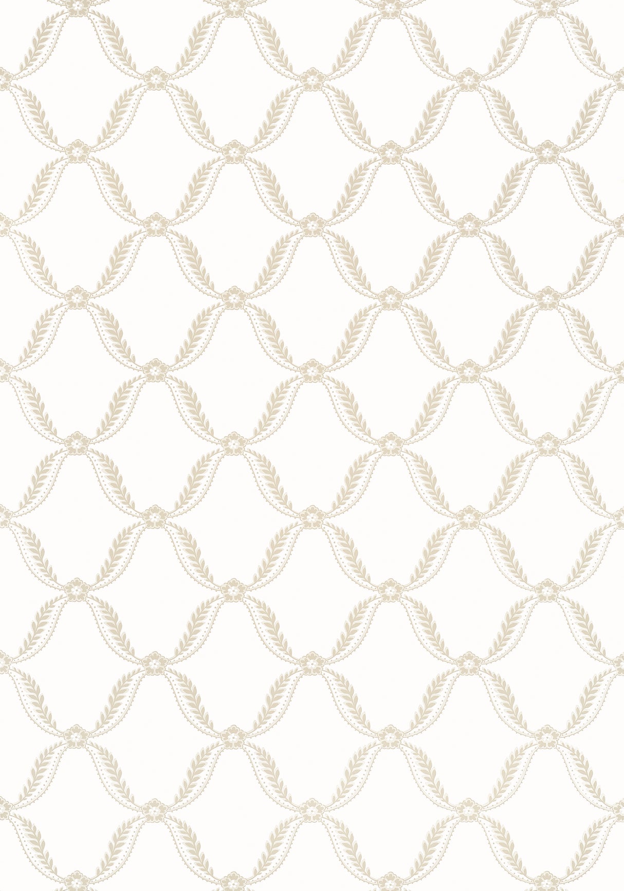 Anna French AT57879 TATE TRELLIS Beige Wallpaper