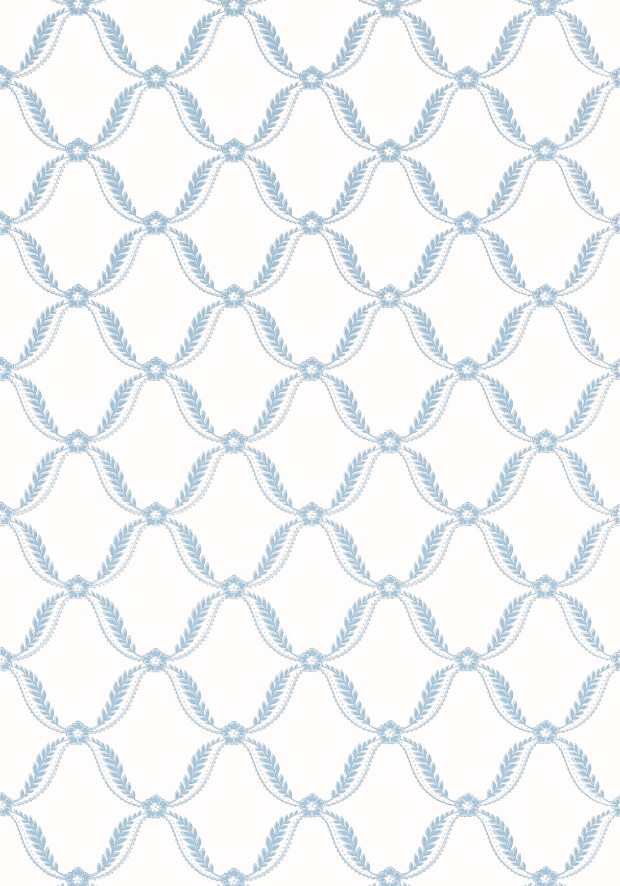 Anna French AT57881 TATE TRELLIS Soft Blue Wallpaper