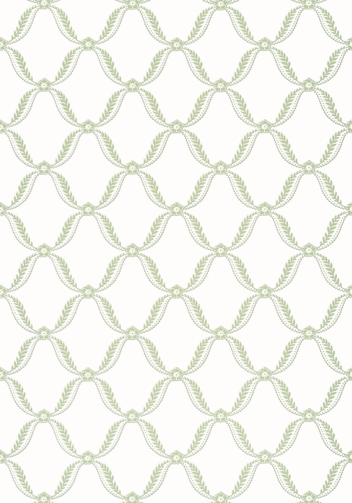 Anna French AT57882 TATE TRELLIS Green Wallpaper
