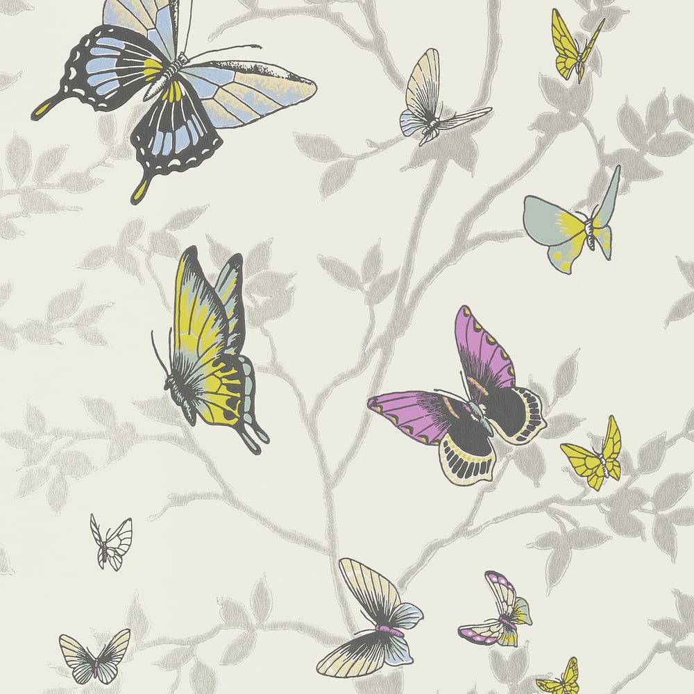 Anna French AT6025 SERAPHINA Metallic Silver Wallpaper