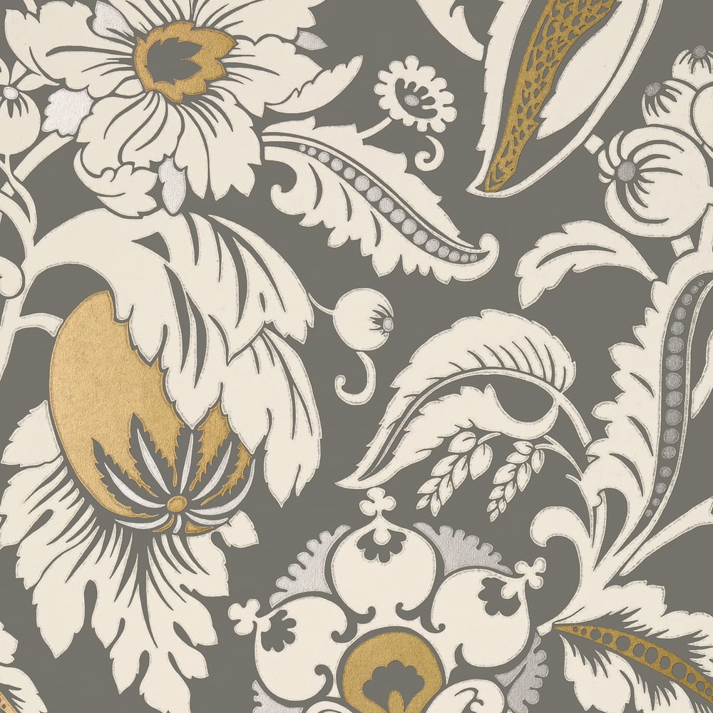 Anna French AT6114 MALLORCA Charcoal Wallpaper