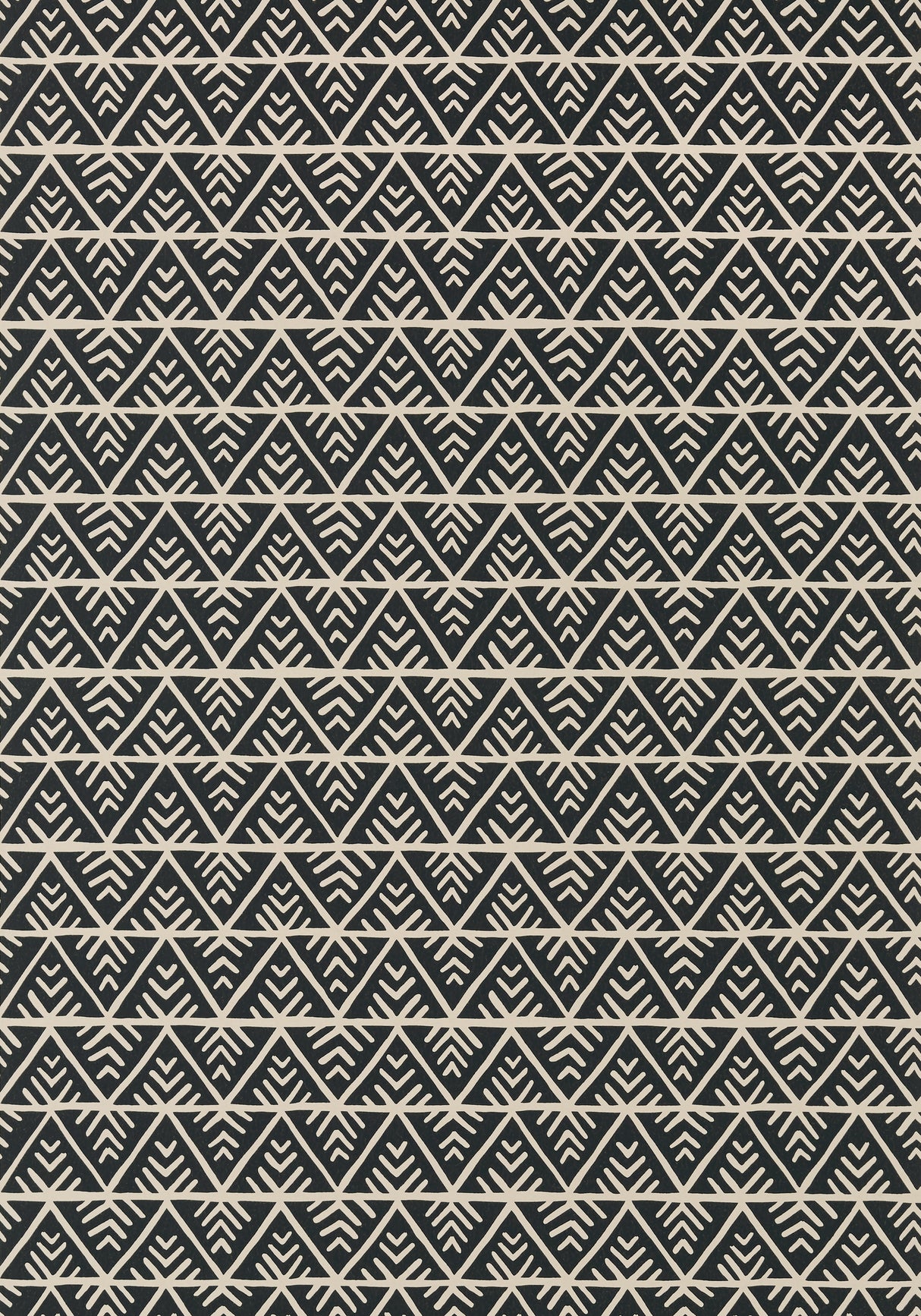 Anna French AT78707 JULES Black on Flax Wallpaper