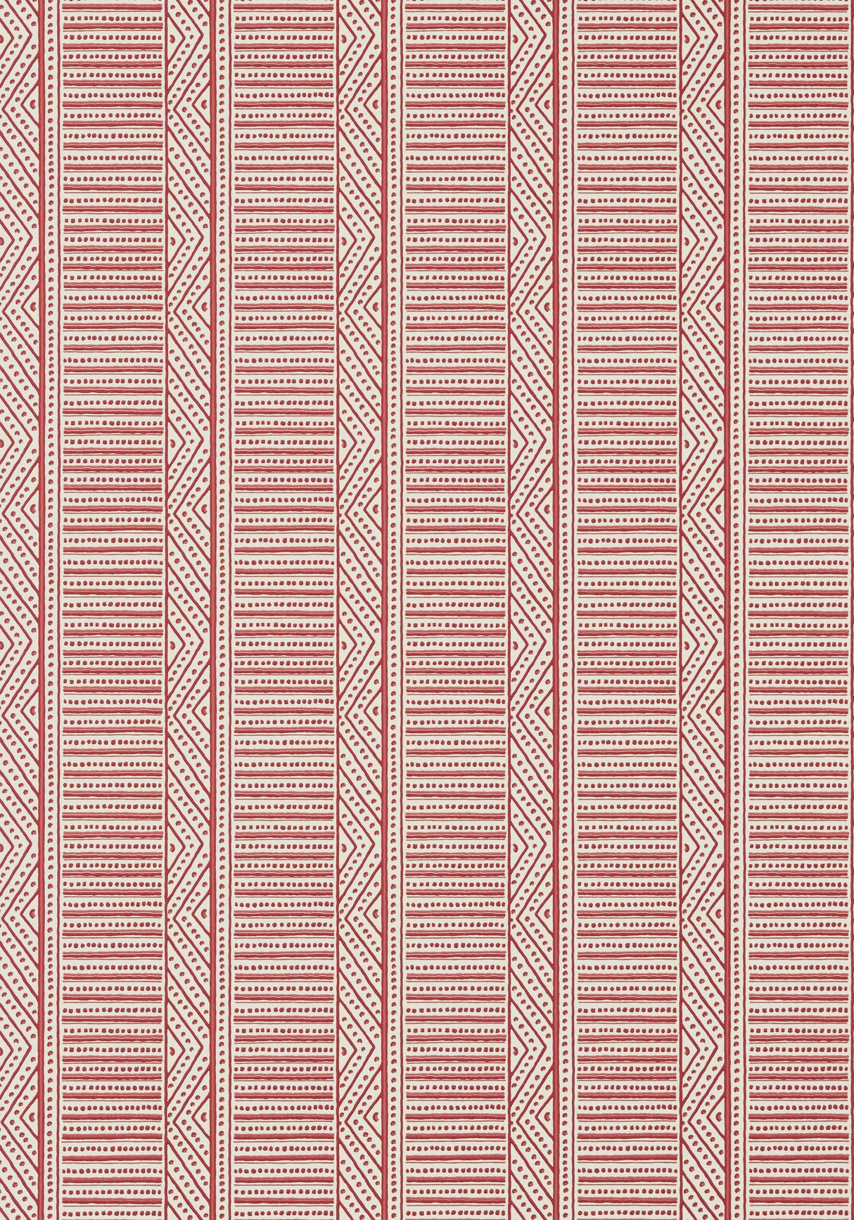 Anna French AT78722 MONTECITO STRIPE Red Wallpaper