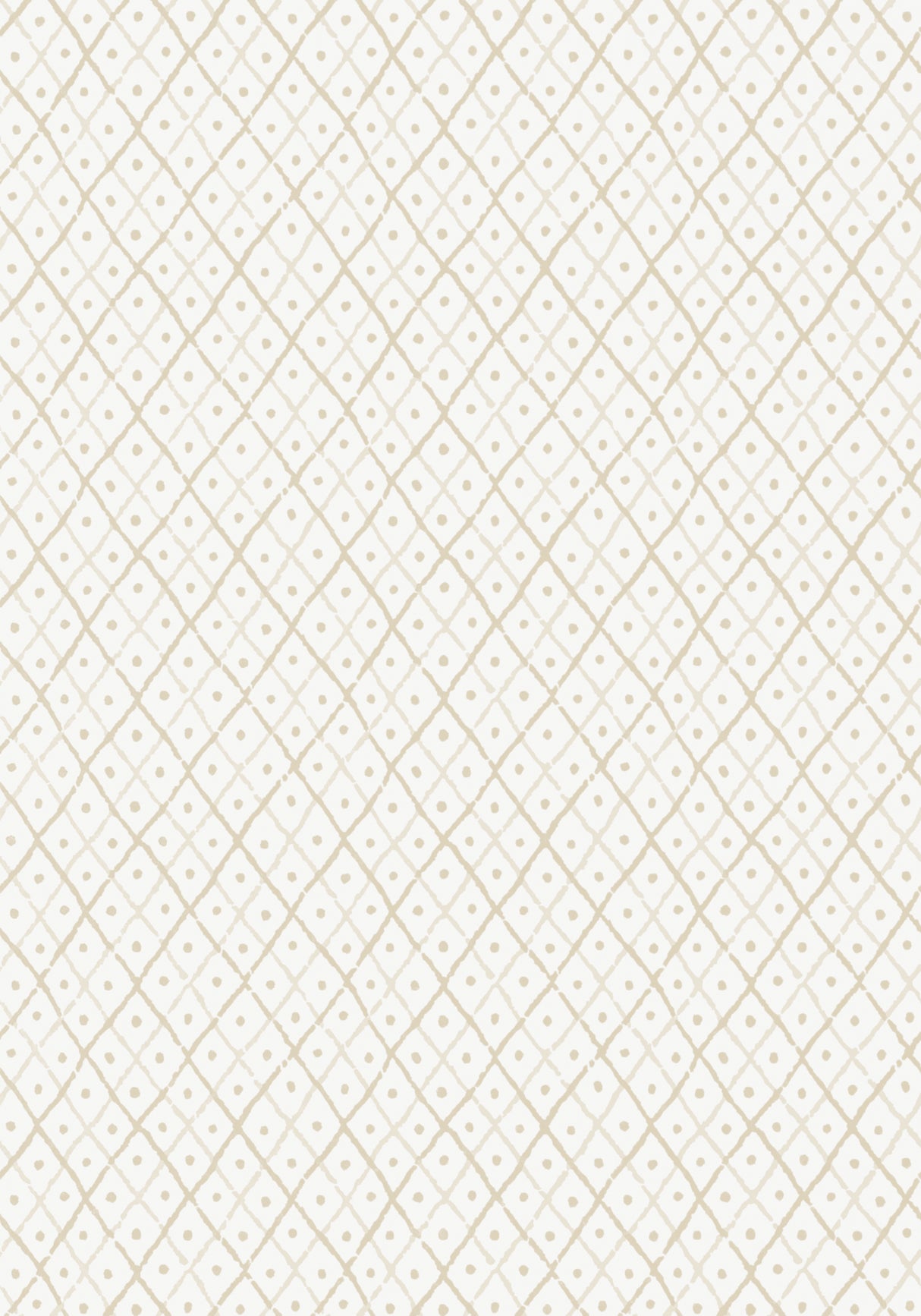 Anna French AT78752 MINI TRELLIS Beige Wallpaper