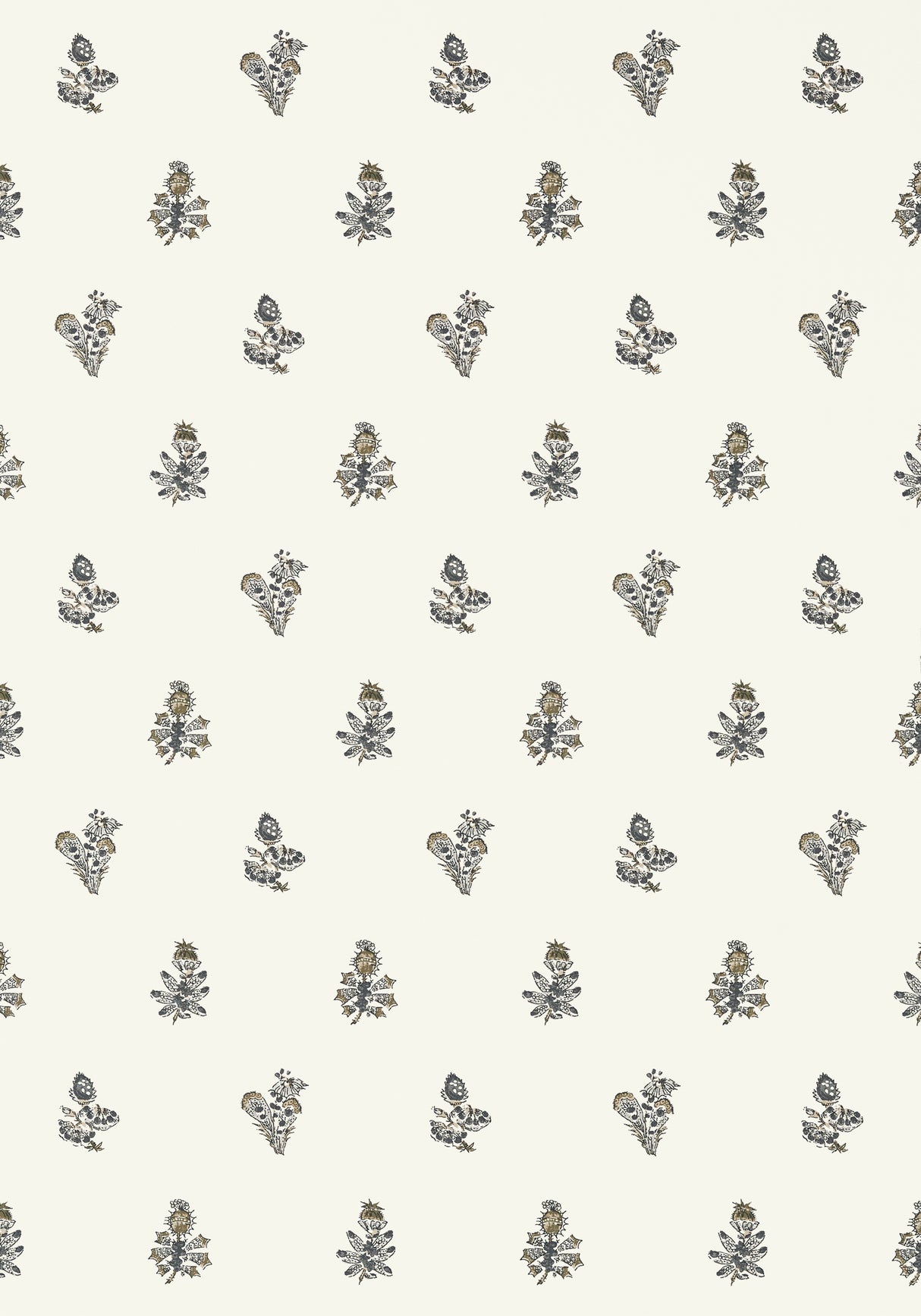 Anna French AT78759 JOUY Black on Cream Wallpaper
