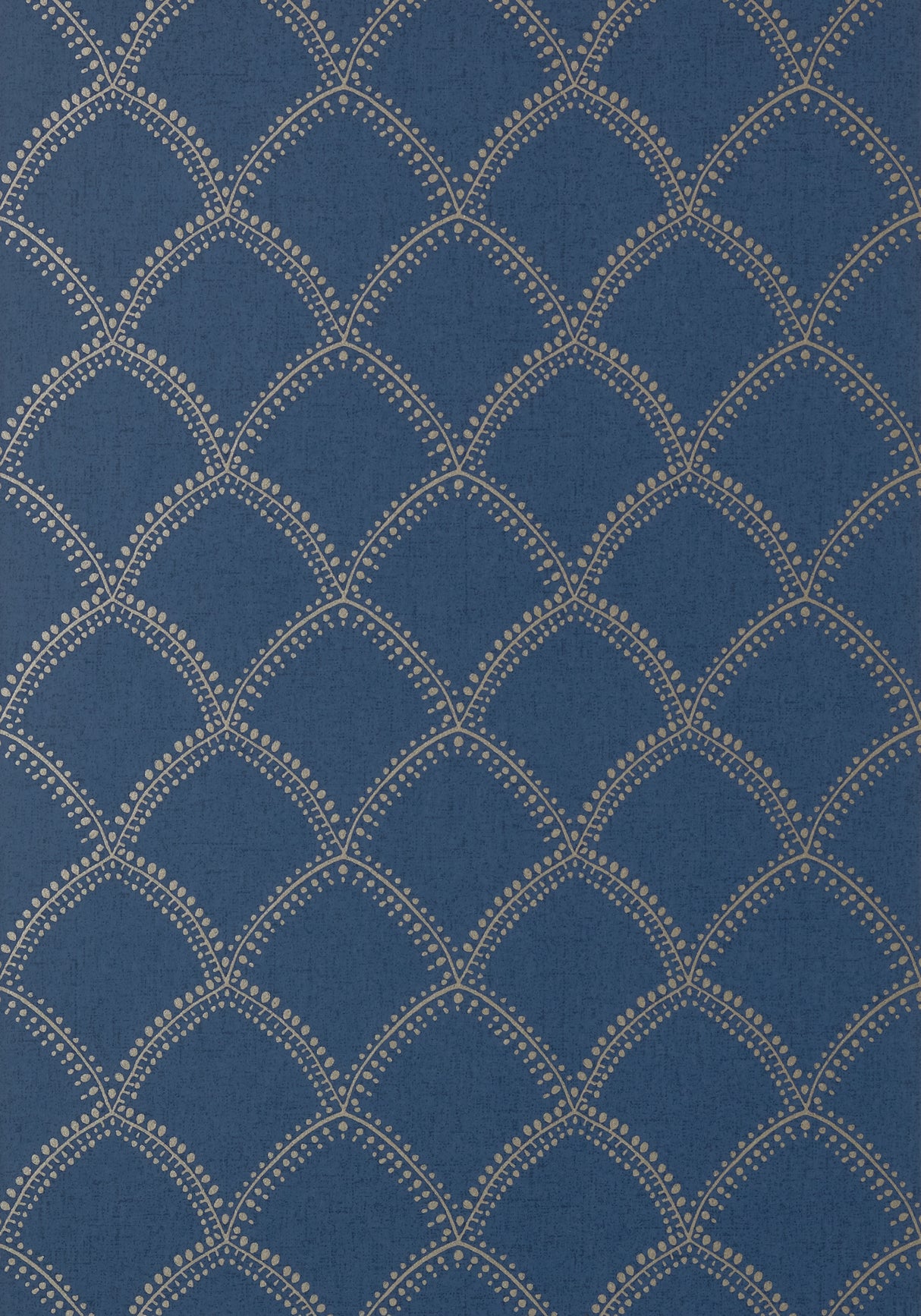 Anna French AT7911 BURMESE Metallic on Navy Wallpaper