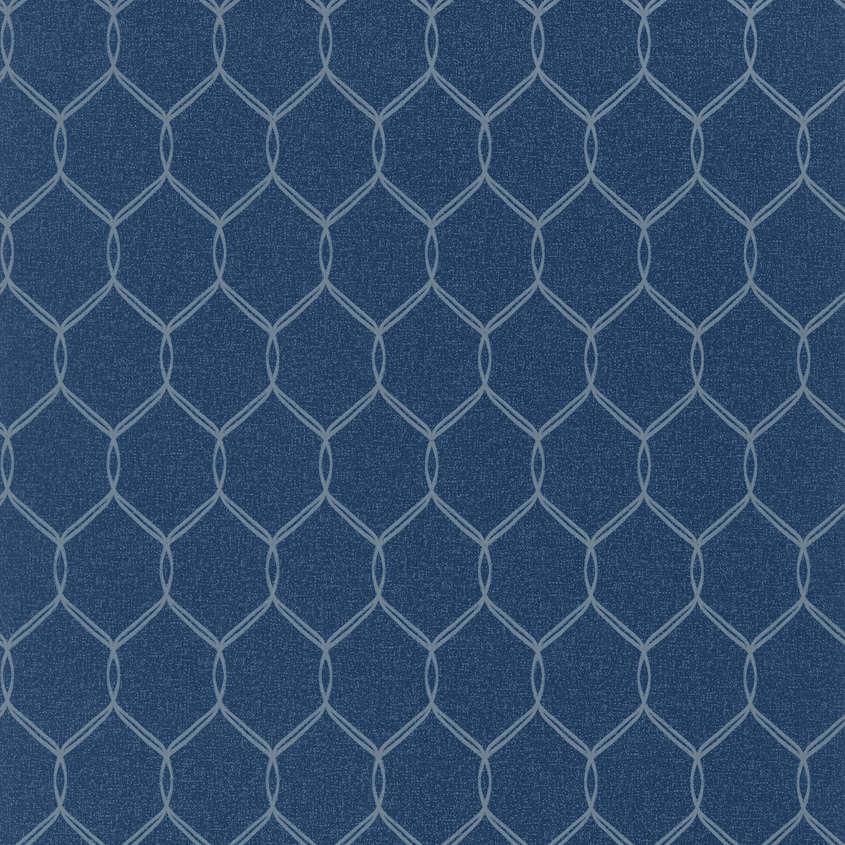 Anna French AT79150 LELAND TRELLIS Navy Wallpaper