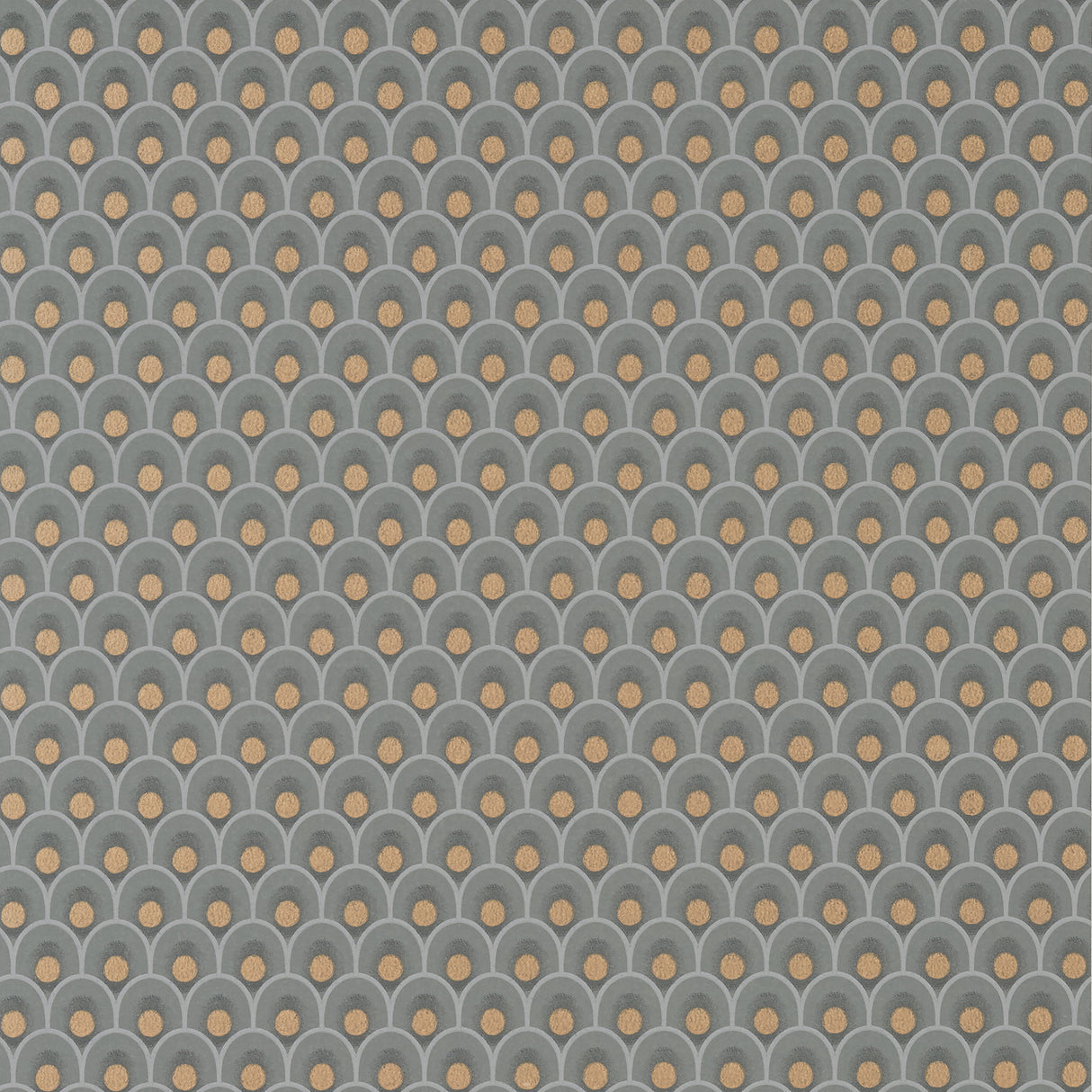 Anna French AT79157 SPENCER Metallic Copper on Charcoal Wallpaper