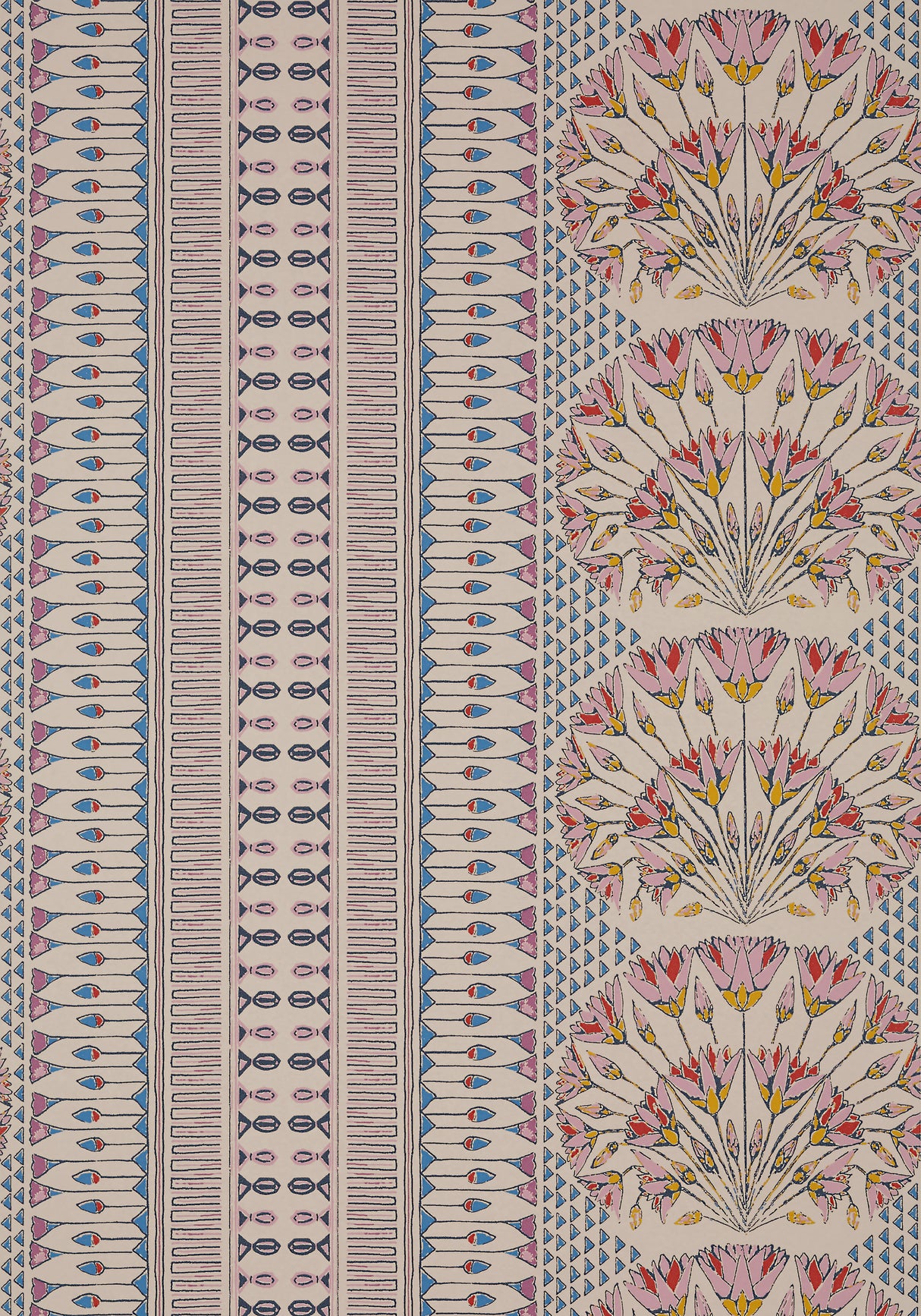 Anna French AT9625 CAIRO Pink and Coral Wallpaper