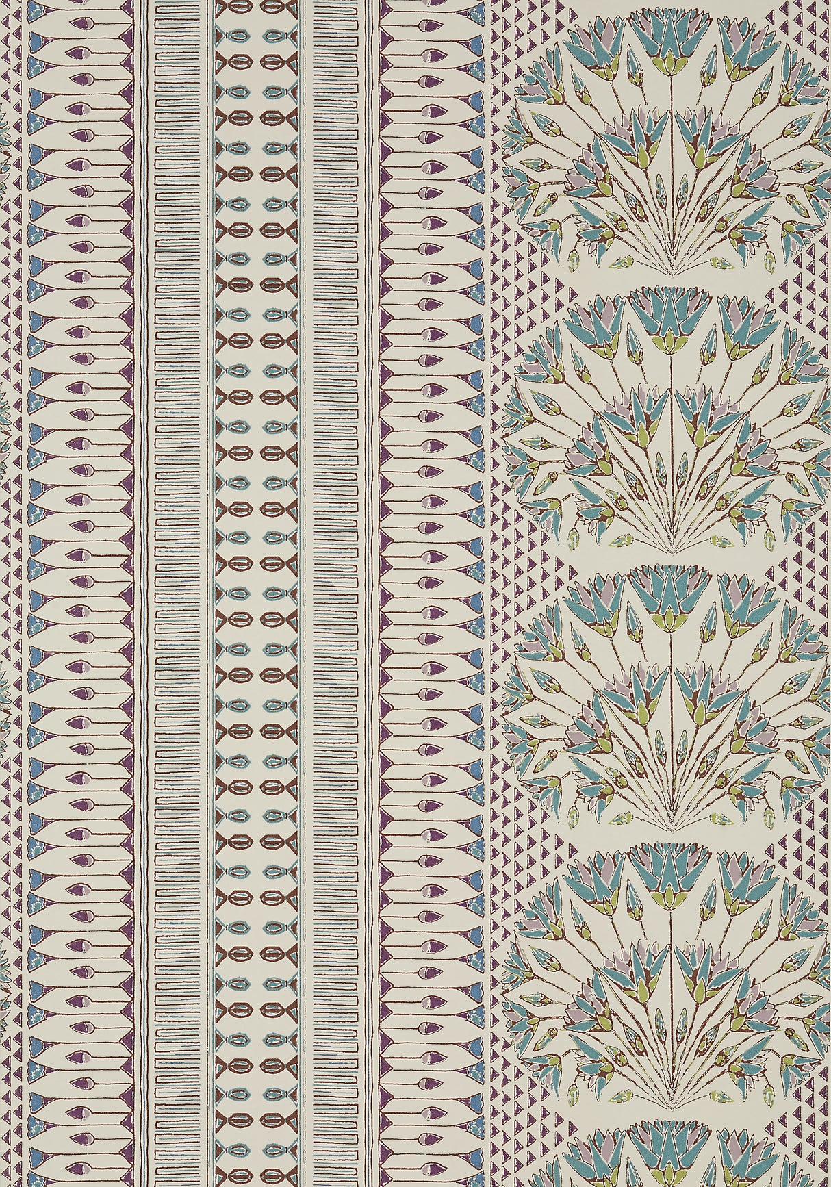Anna French AT9626 CAIRO Eggplant Wallpaper