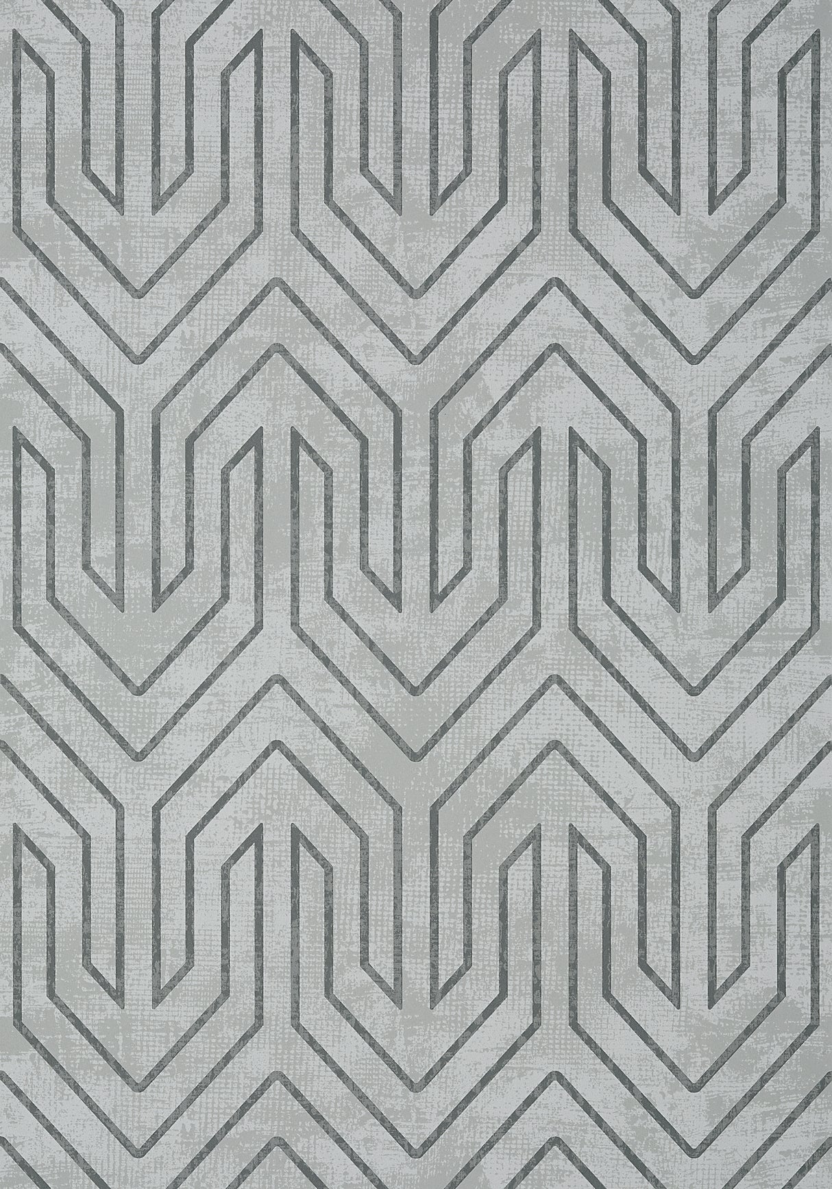 Anna French AT9670 COLBURN CHEVRON Charcoal Wallpaper