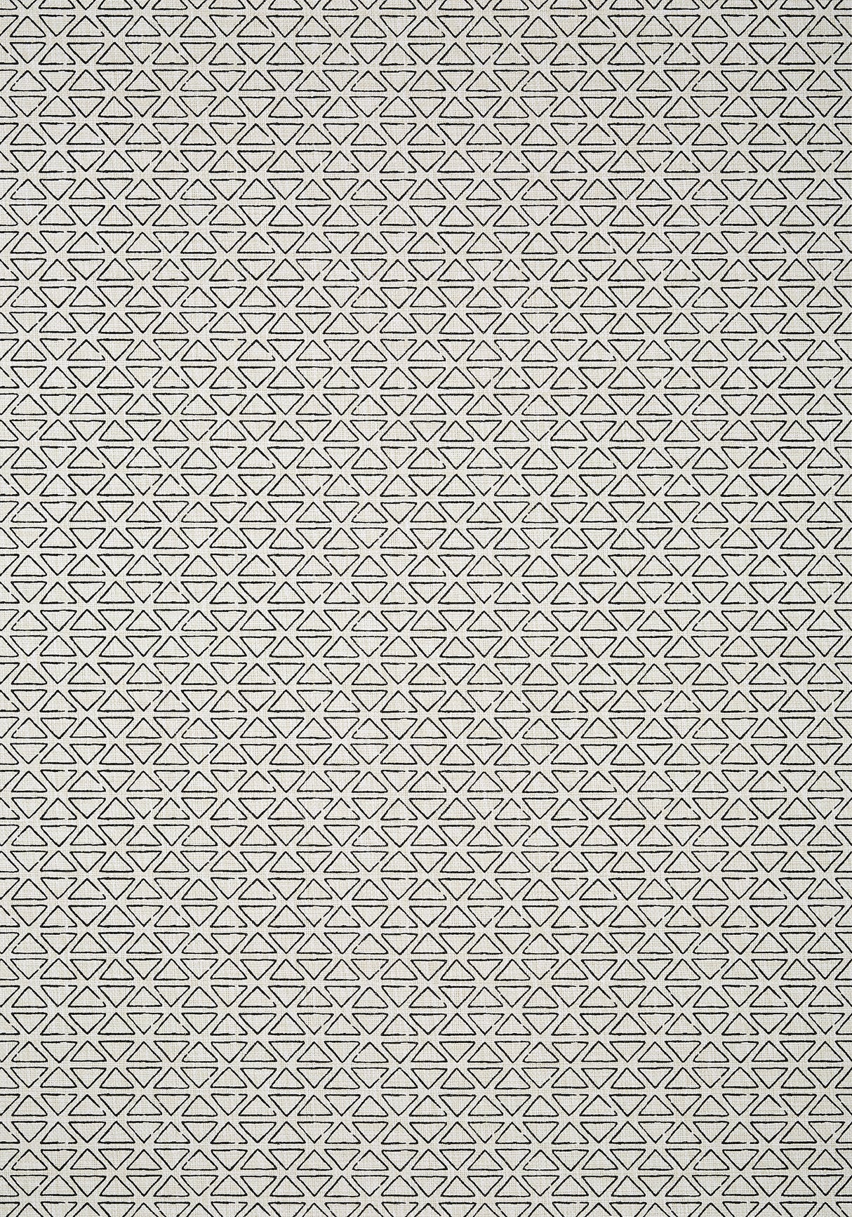 Anna French AT9694 PYRAMID Black on Flax Wallpaper
