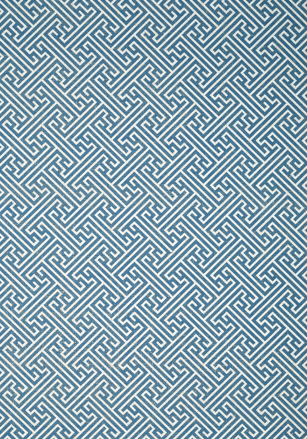 Anna French AT9844 CHARLOTTE RAFFIA Blue and White Wallpaper