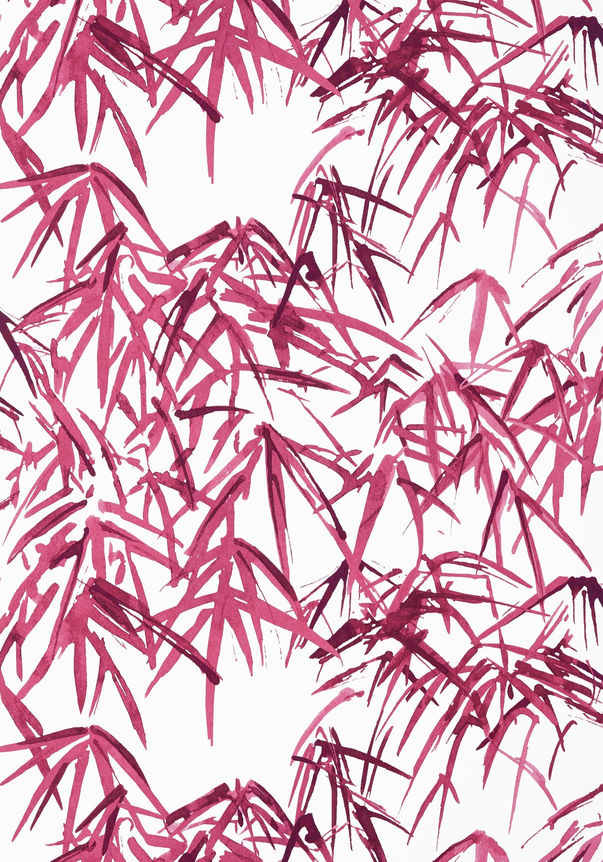 Anna French AT9872 KYOTO LEAVES Fuchsia Wallpaper