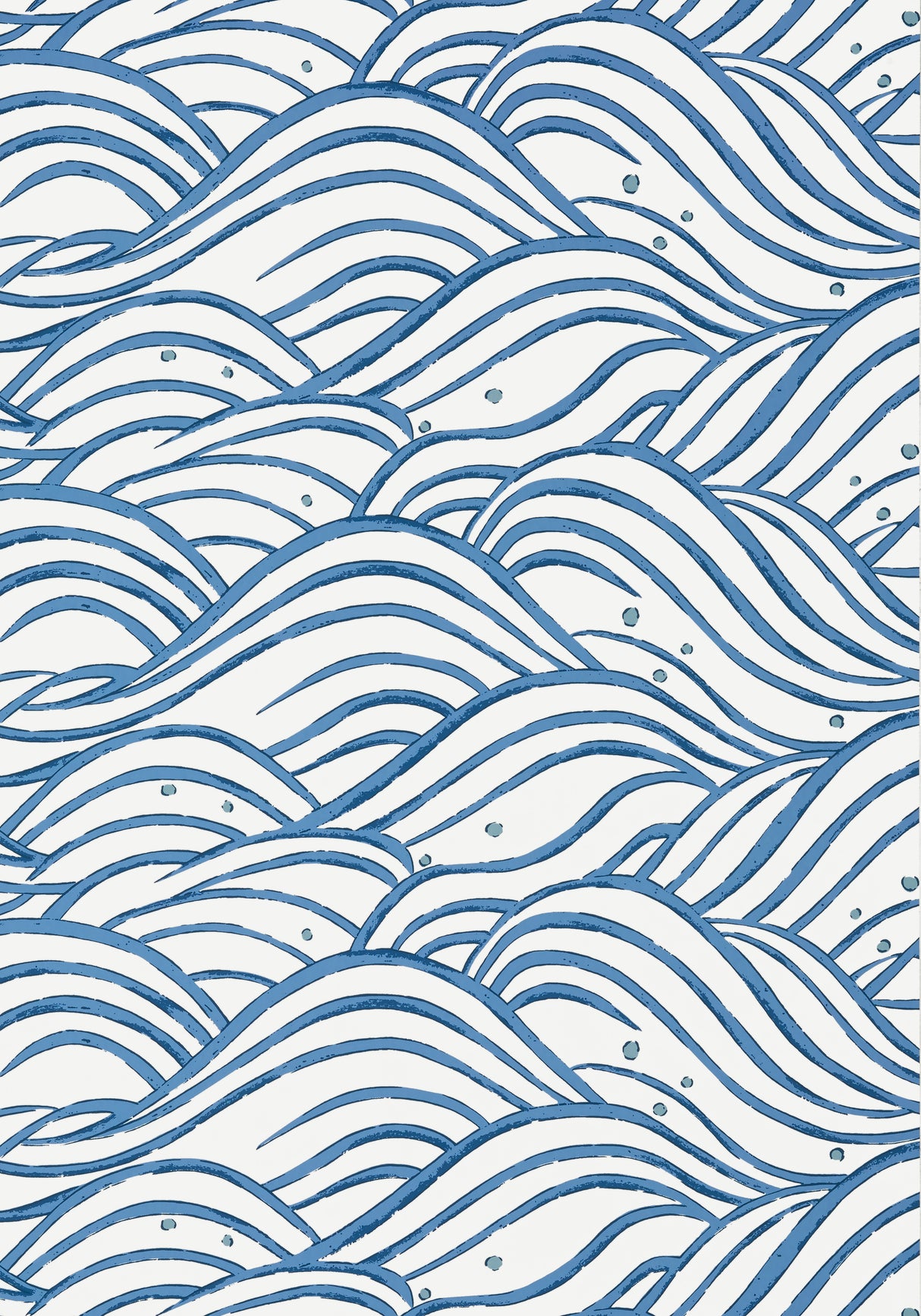 Anna French AT9873 WAVES Blue Wallpaper