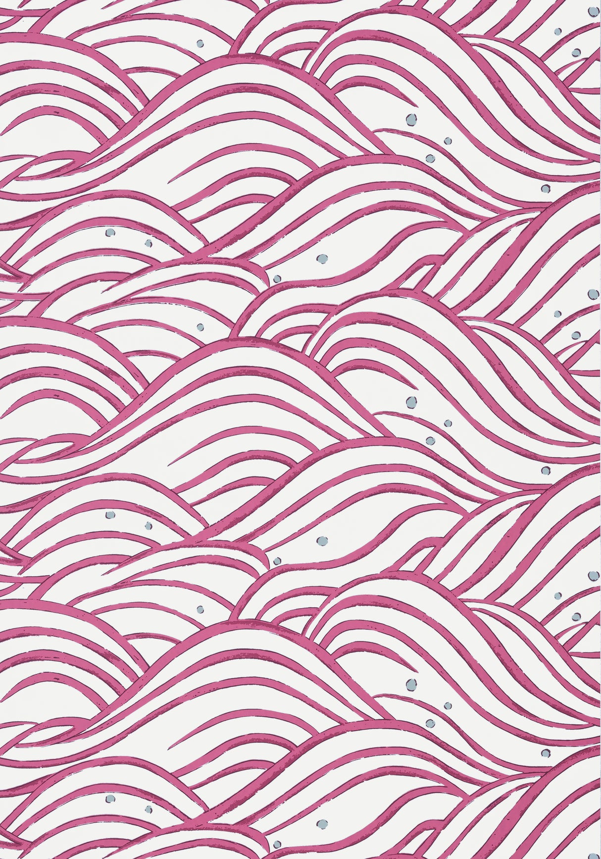Anna French AT9877 WAVES Fuchsia Wallpaper