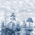 Anna French ATM16155 Blue and White on Pearl Mural - BELVEDE