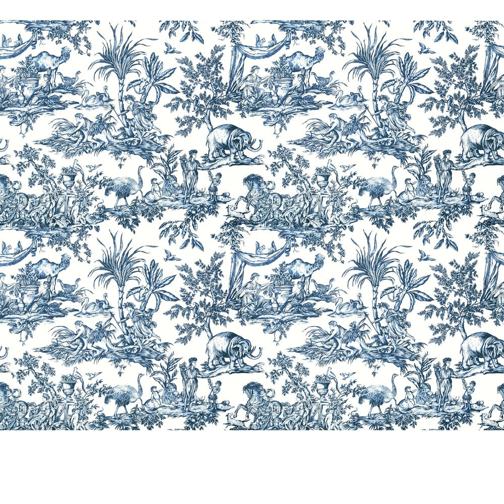 Anna French ATWW15171 Navy Wallpaper - Antilles