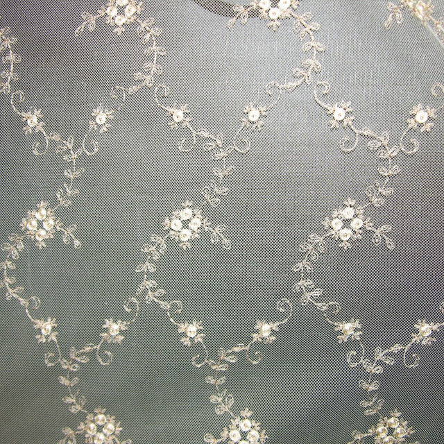 Scalamandre AU 41648075 FROTH FLORINETTE SHEER Fabric - Eade's Wallpaper