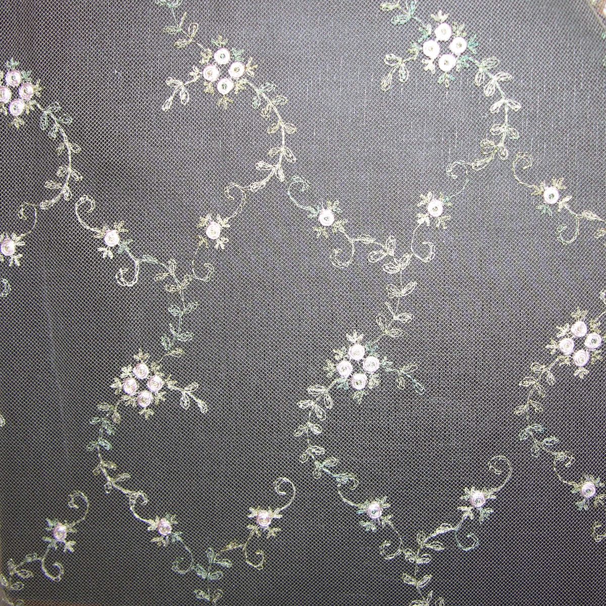 Scalamandre AU 44228075 BLOSSOM FLORINETTE SHEER Fabric - Eade's Wallpaper