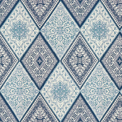 KRAVET DESIGN AVANASH.5.0 AVANASH ATLANTIC Fabric - Eade's Wallpaper