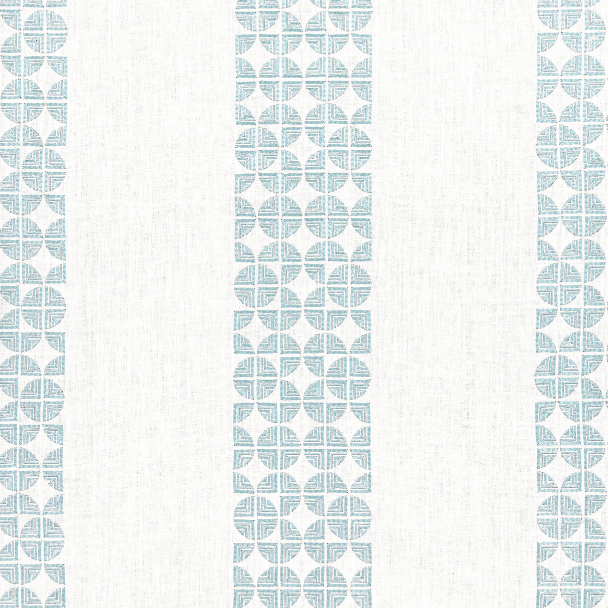 Anna French AW23128 FAIRMONT STRIPE EMBROIDERY Soft Blue Fabric