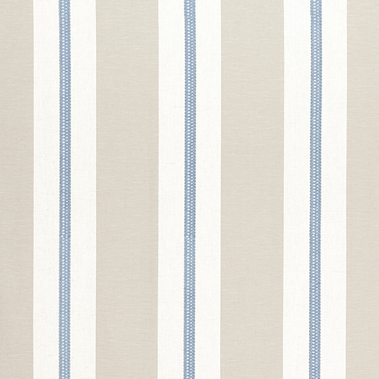 Anna French AW24531 ALDEN STRIPE EMBROIDERY Sky Fabric