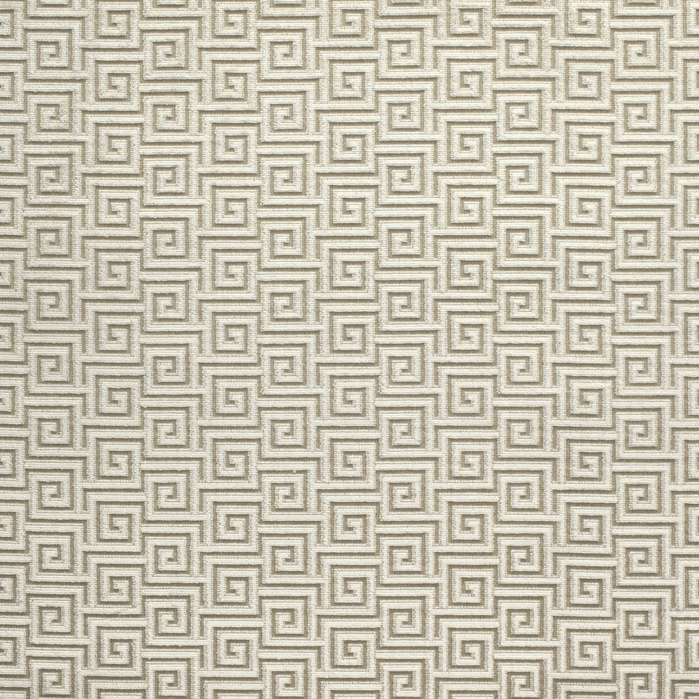 Anna French AW26125 MEANDER VELVET Off White Fabric