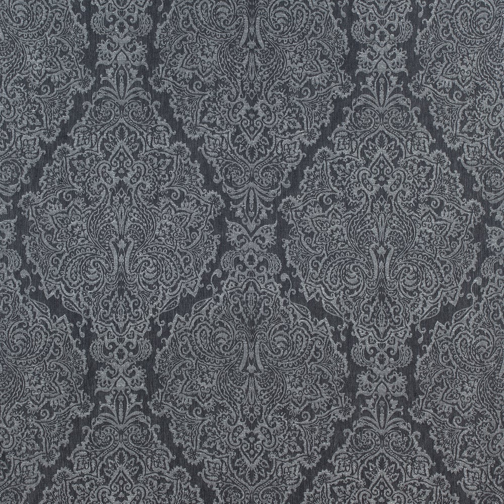 Anna French AW73027 STERLING PAISLEY Charcoal Fabric
