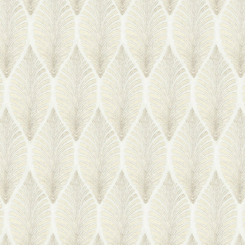 Anna French AW7849 DEILEN EMBROIDERY Cream on Bleached Linen Fabric