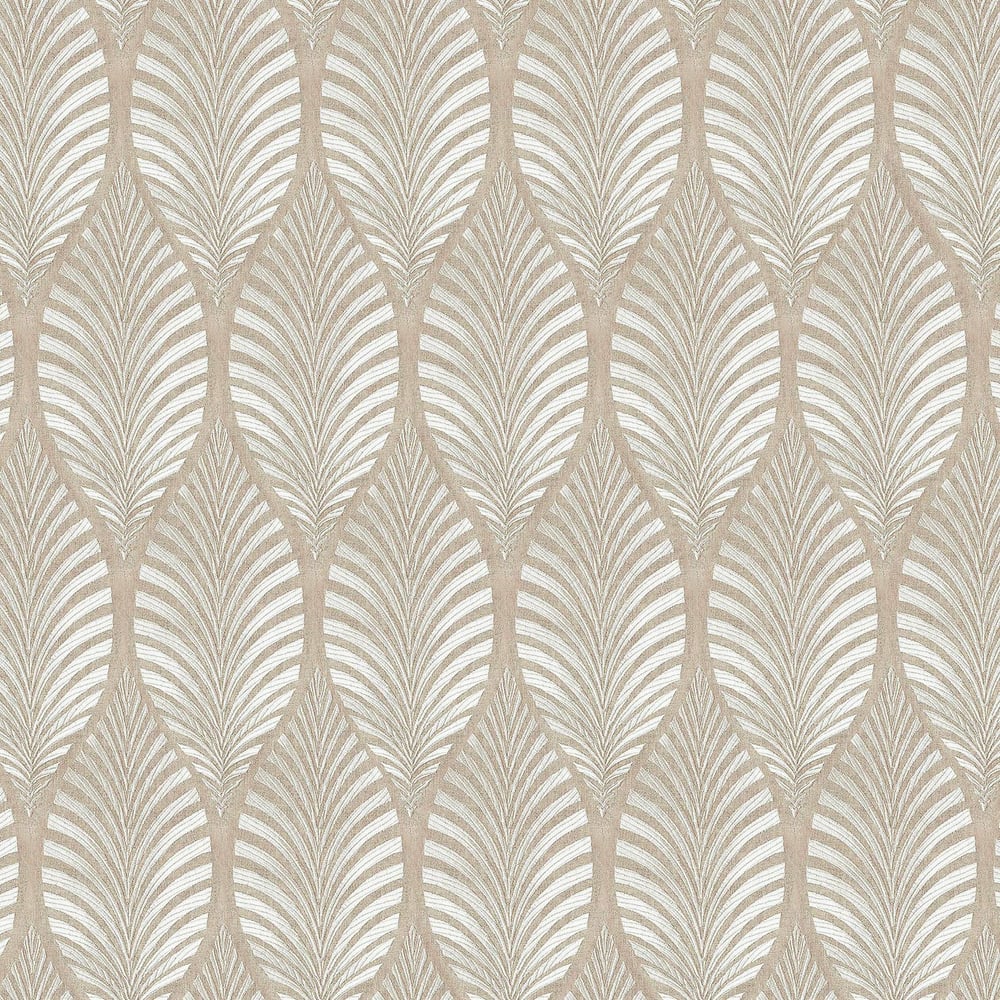 Anna French AW7851 DEILEN EMBROIDERY Cream on Natural Linen Fabric
