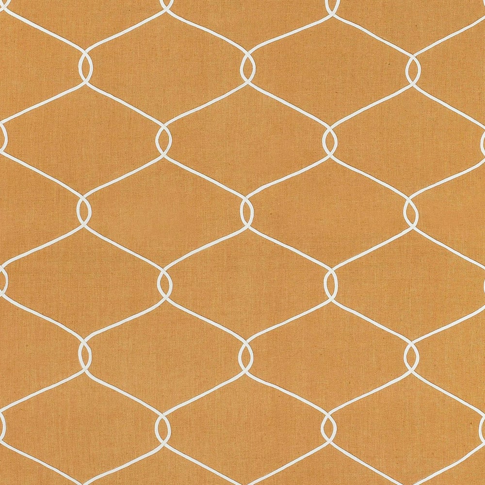 Anna French AW7857 THERESA TRELLIS Gold Fabric