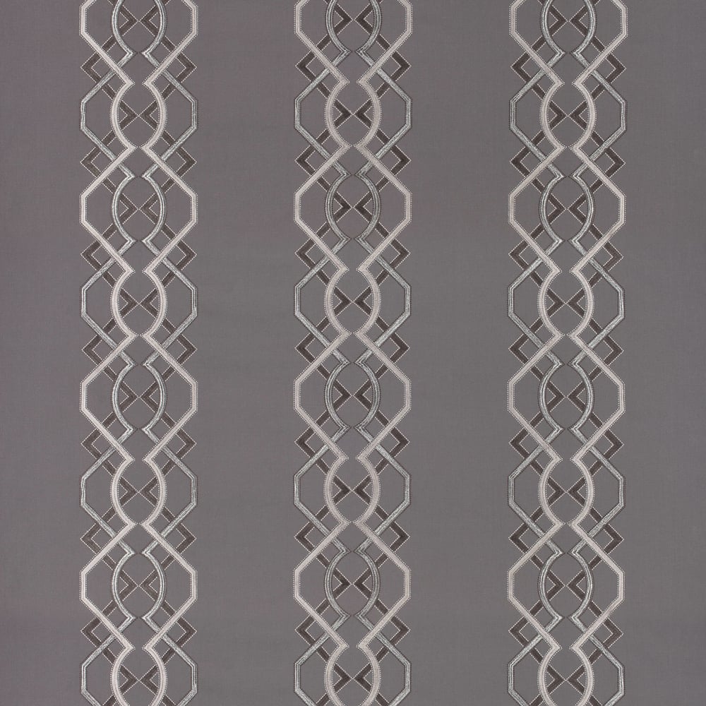 Anna French AW9128 BERGMAN EMBROIDERY Charcoal Fabric