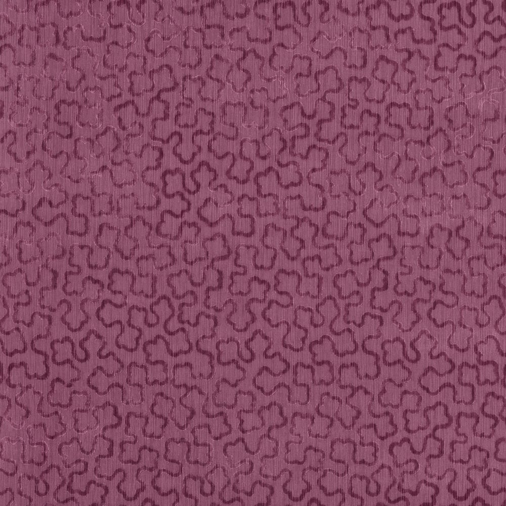 Anna French AW9249 TREFOLIA VELVET Mulberry Fabric