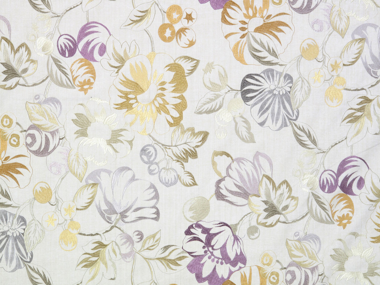 Scalamandre AZ 00022041 GREY/PURPLE MOSTAR Fabric - Eade's Wallpaper
