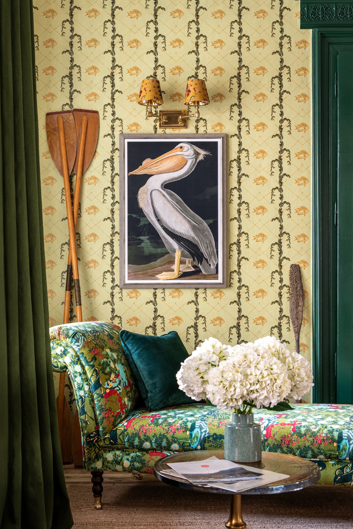 MindtheGap AMERICAN WHITE PELICAN by AUDUBON - Wallpaper Collection 2024