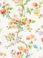 Scalamandre B0 00013506 SUMMER MULTI BOTANICAL GARDEN Fabric - Eade's Wallpaper