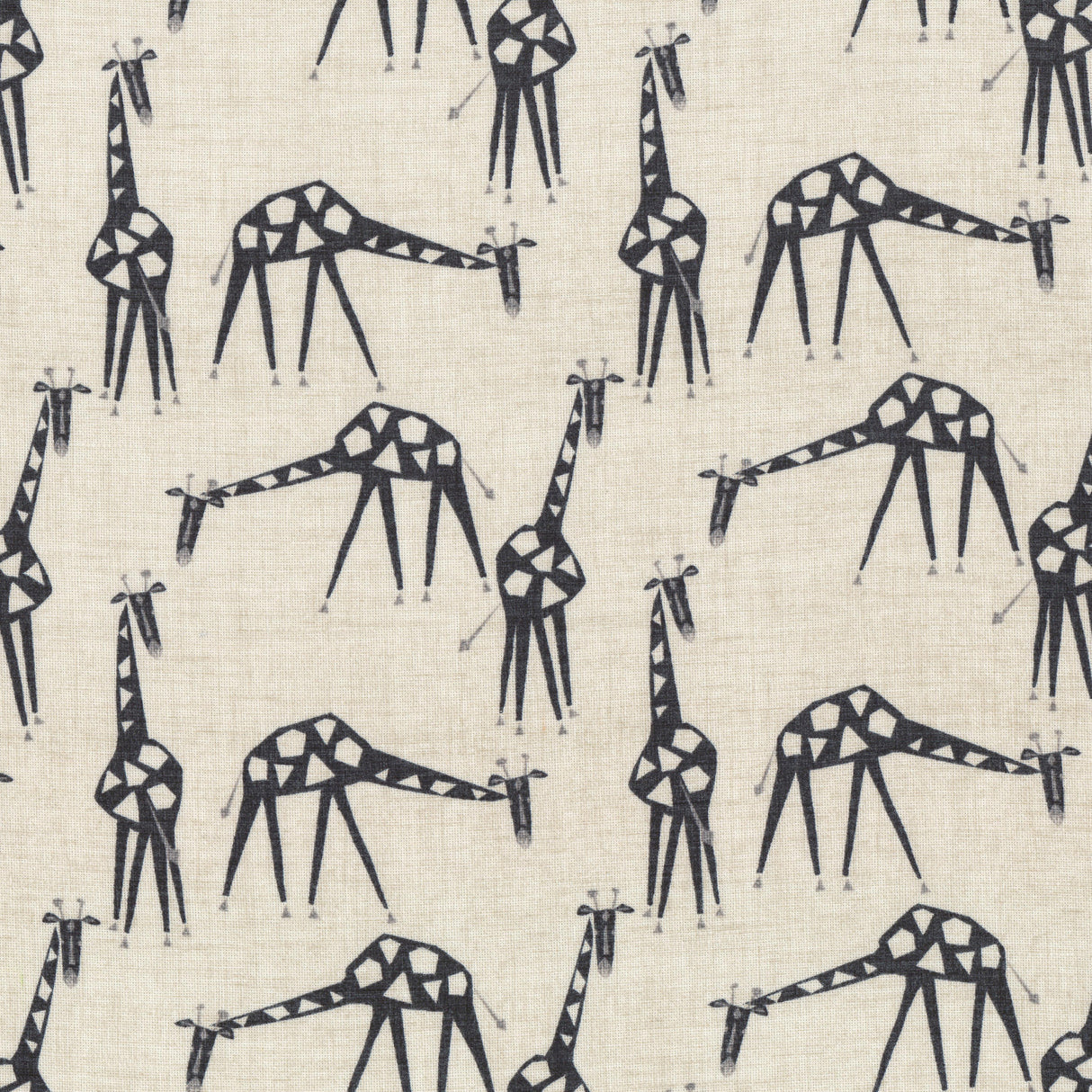 STOUT BABY-1 BABYLON 1 BLACK/CREAM Fabric - Eades Wallpaper & Fabric