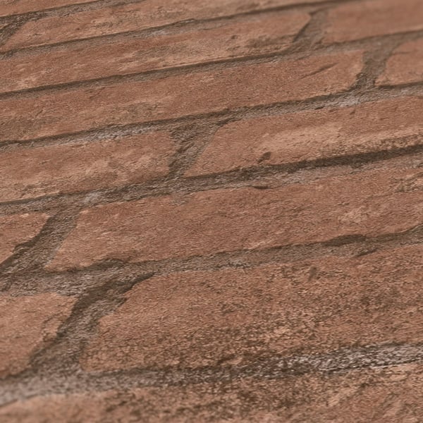 Galerie BB51107 Brown Orange Industrial Chic Motif - Eade's Wallpaper