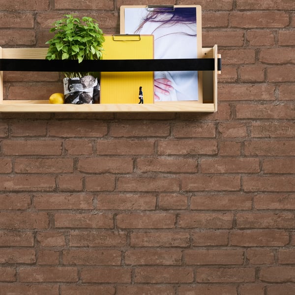 Galerie BB51107 Brown Orange Industrial Chic Motif - Eade's Wallpaper