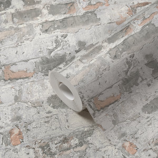 Galerie BB51120 Grey Black White Industrial Chic Motif - Eade's Wallpaper