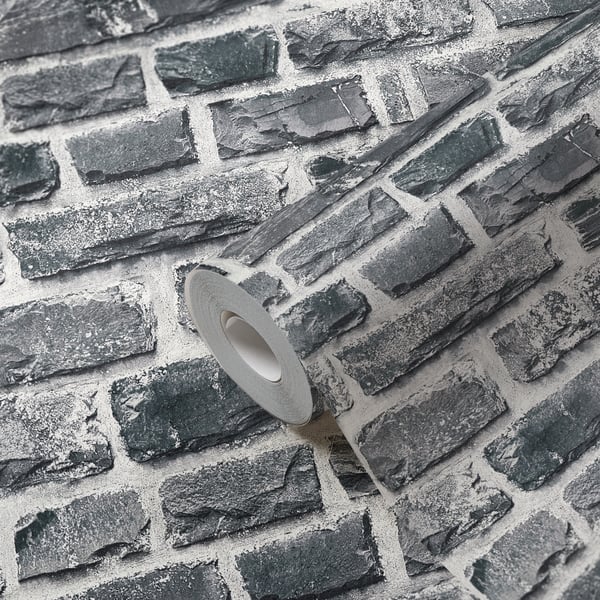 Galerie BB51123 Multi-Colour Grey Black Stone Symphony Motif - Eade's Wallpaper