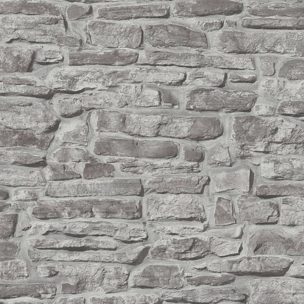 Galerie BB51125 Grey Stone Symphony Motif - Eade's Wallpaper