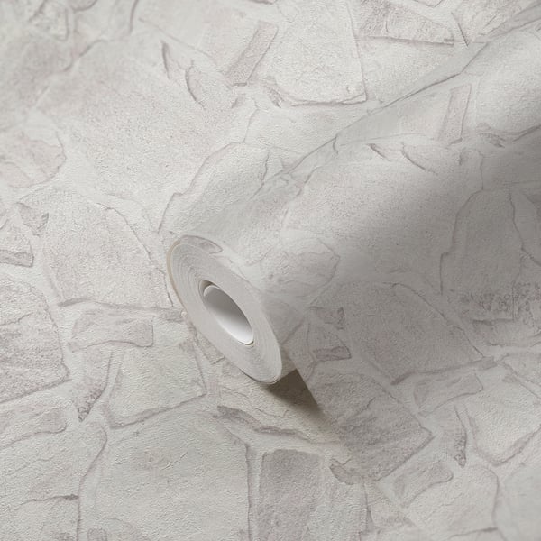 Galerie BB51139 Grey White Petrified Paradise Motif - Eade's Wallpaper