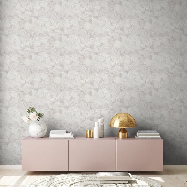 Galerie BB51139 Grey White Petrified Paradise Motif - Eade's Wallpaper