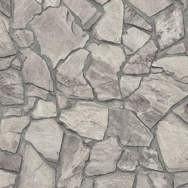 Galerie BB51140 Grey Petrified Paradise Motif - Eade's Wallpaper