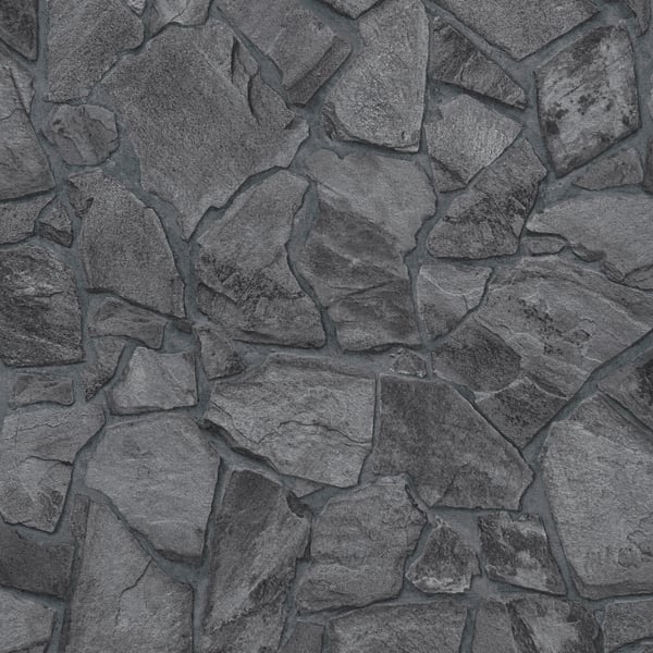 Galerie BB51141 Grey Black Petrified Paradise Motif - Eade's Wallpaper
