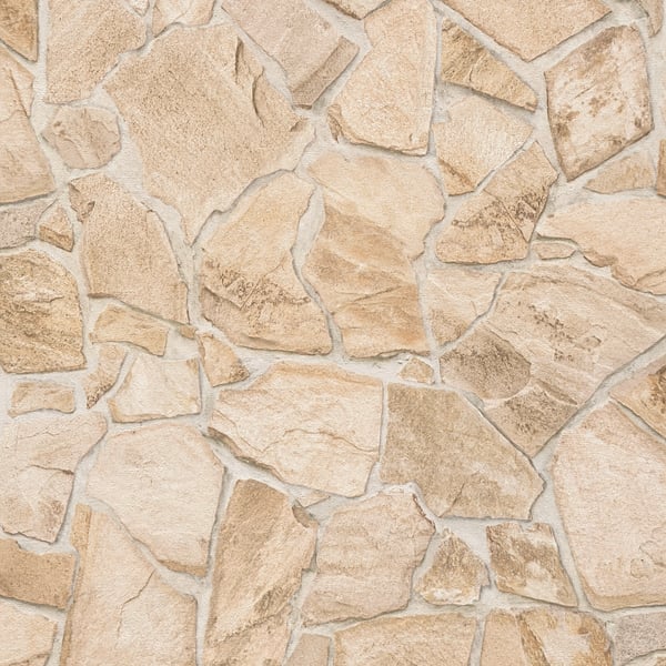 Galerie BB51144 Beige Cream Claystone Cottage Motif - Eade's Wallpaper