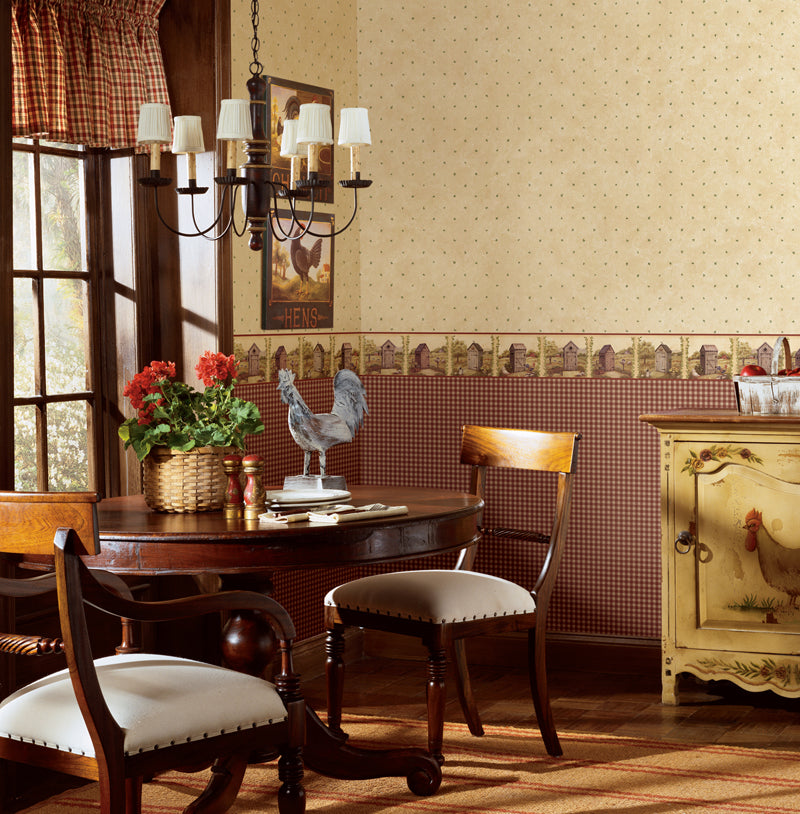 Chesapeake BBC44552B Haze Purple Country Meadows Portrait Border